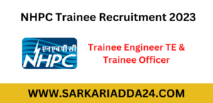 NHPC Trainee Engineer Recruitment 2023