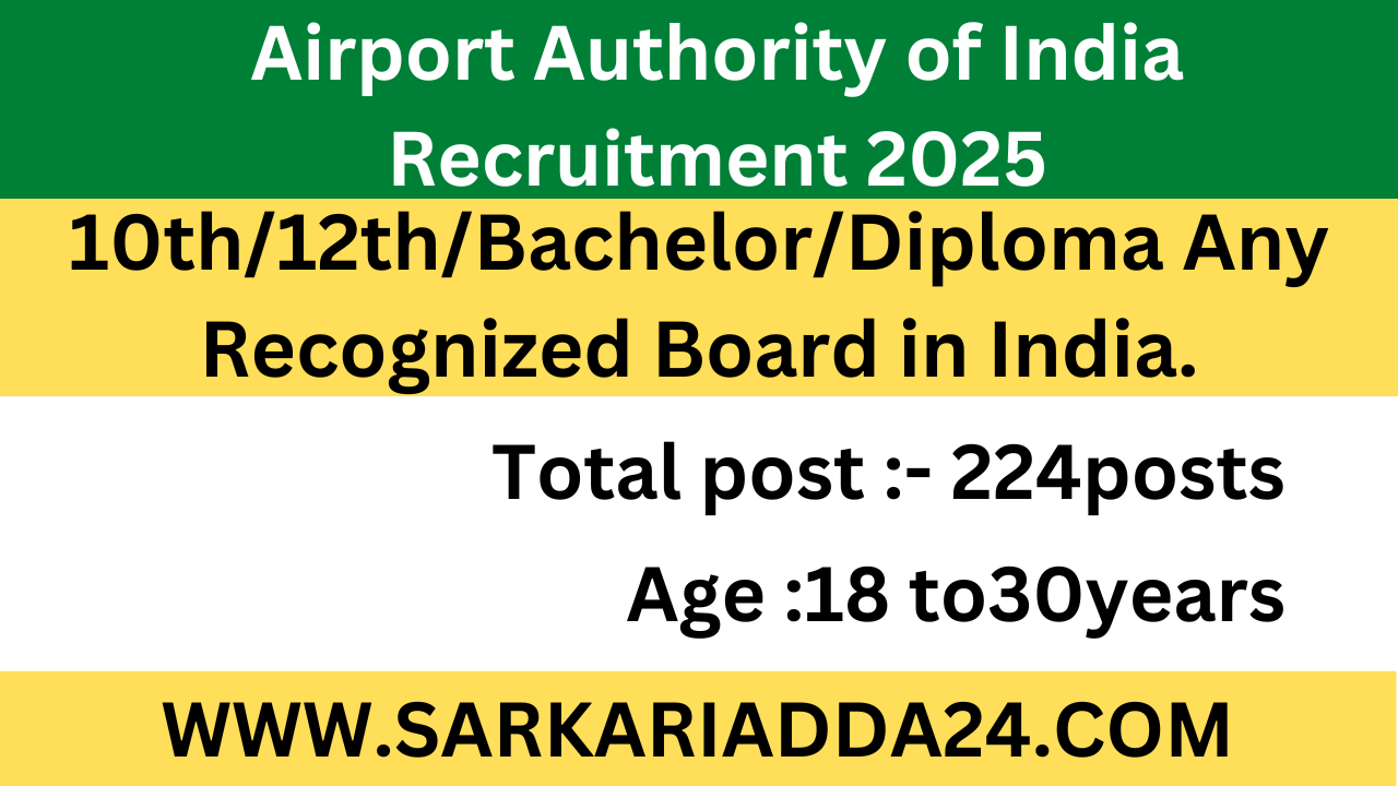 Airport Authority of India Recruitment 2025