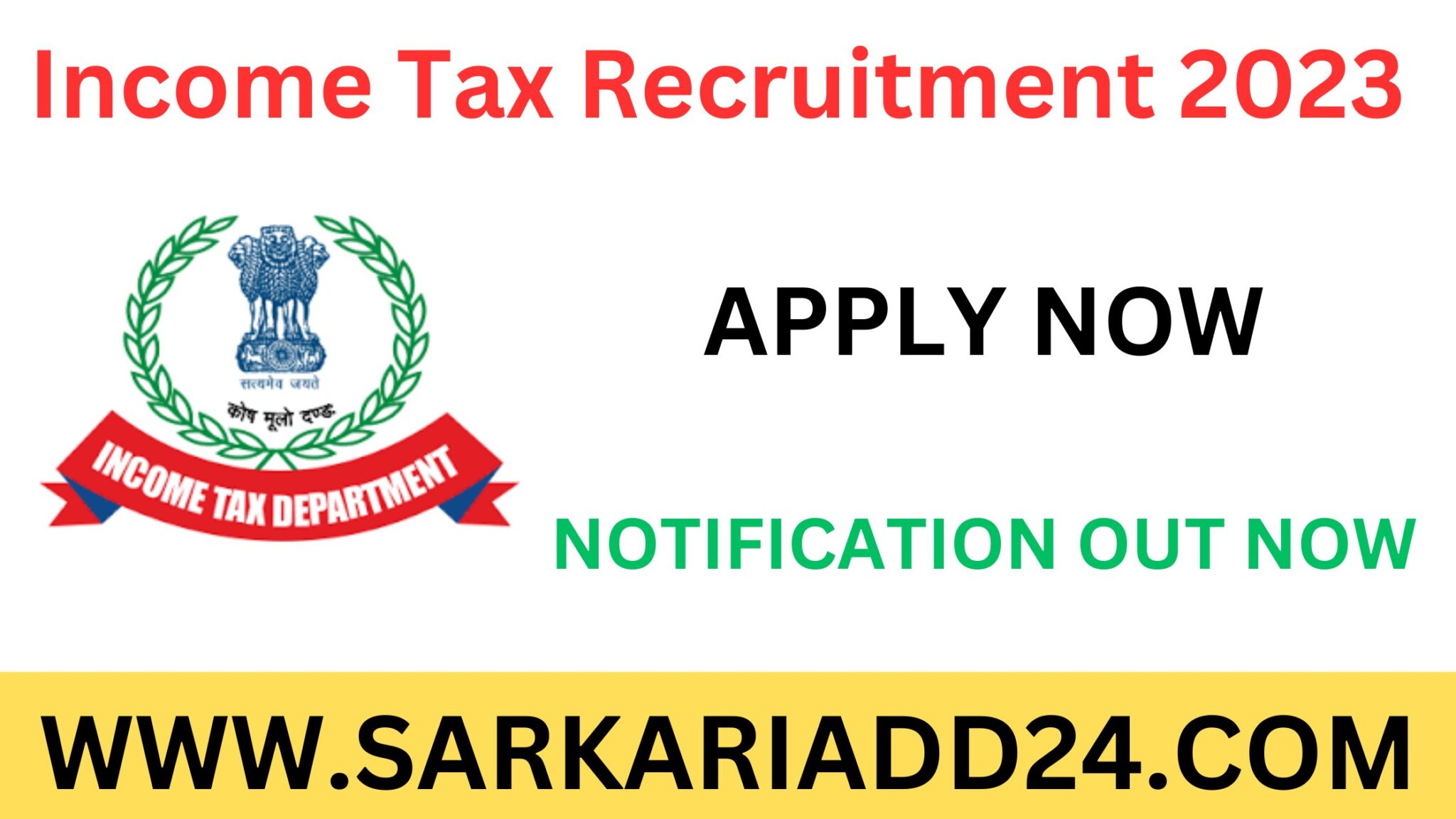 income-tax-recruitment-2023-sarkariadda24