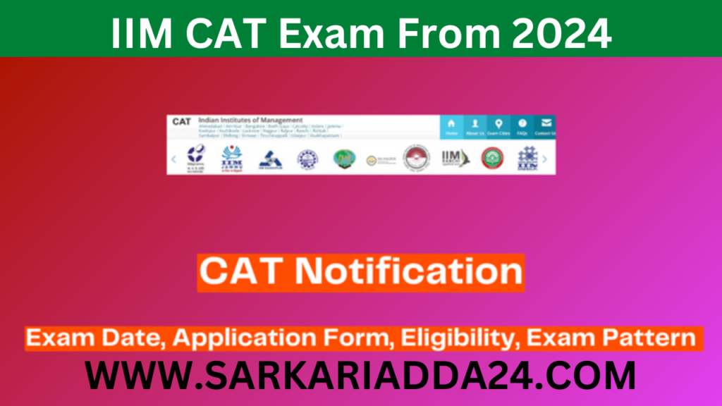 IIM CAT Online Form 2024