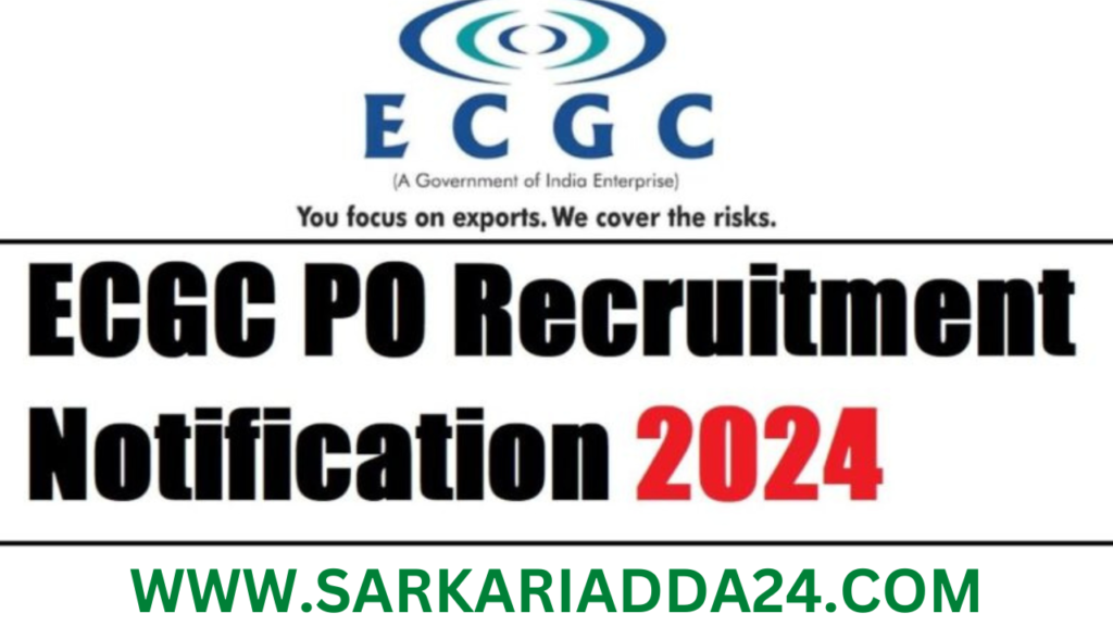 ECGC PO Online Form 2024