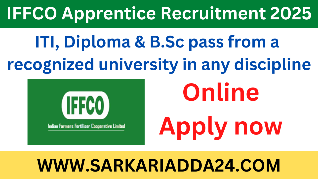 IFFCO Apprentice Recruitment 2025