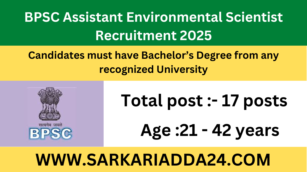 BPSC AES Recruitment 2025