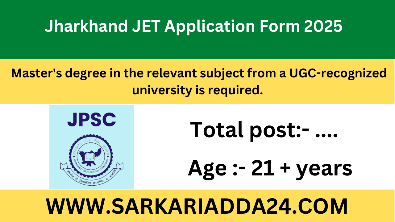JPSC JET 2025