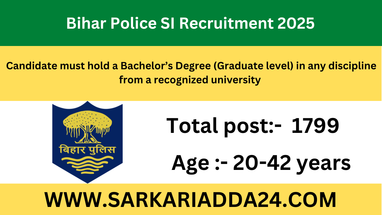 Bihar Police SI